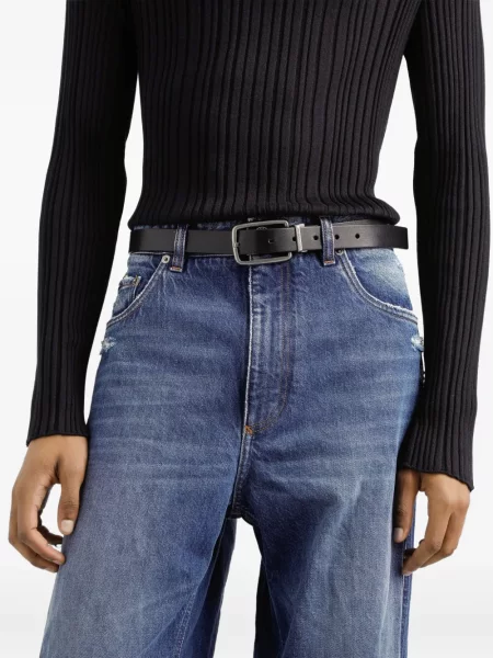 Curea Dolce & Gabbana din piele negru