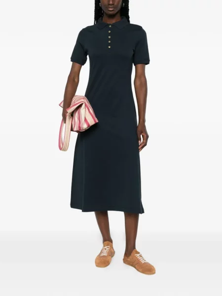 Rochie midi Barbour albastru