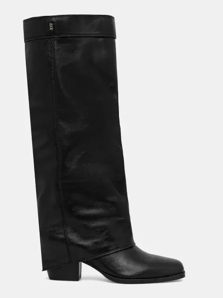 Шкіряні чоботи Nokwol Weather Black Leather блок Weather Black Leather чорний