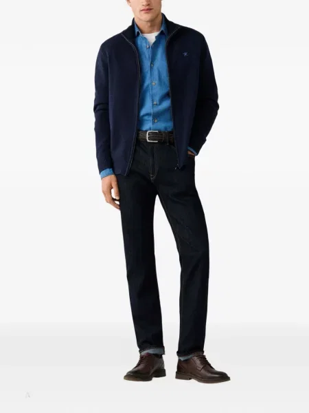 Cardigan Hackett London albastru
