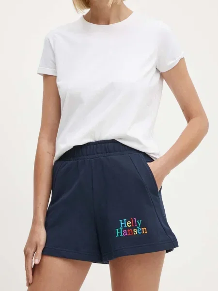 Helly Hansen Pantaloni scurți sport W Core Sweat Shorts Bleumarin albastru