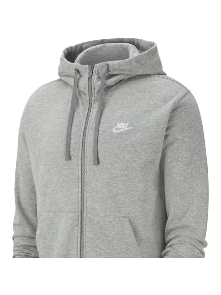 Kapucnis melegítő felső Nike szürke