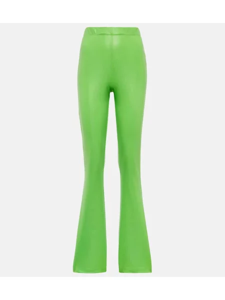 Legginsy Rotate Birger Christensen dzwony zielone