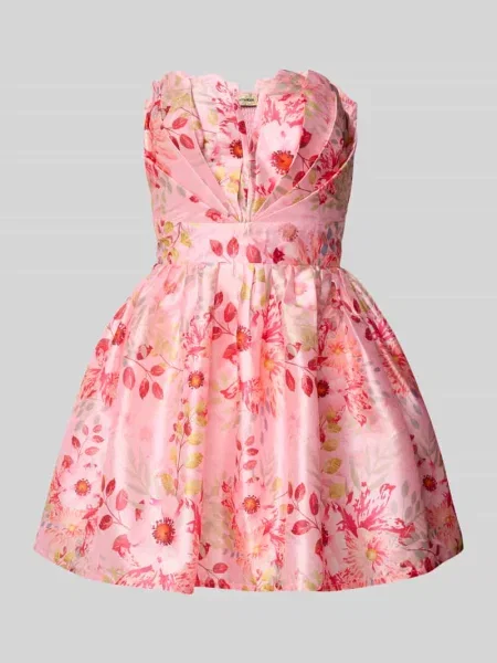 Sukienka koktajlowa z dekoltem w kształcie serca Lace & Beads