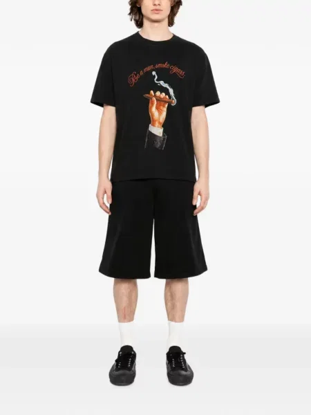 Tricou Melt cu imagine negru