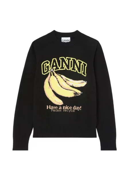 Pulover Ganni negru