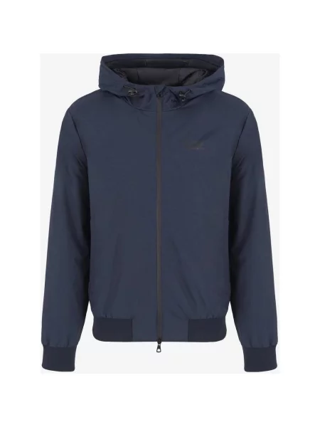 Bluza z kapturem Core Identity Gold Full Zip w kolorze granatowym XS niebieska