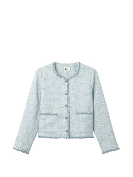 Kurtka B+ab tweedowa niebieska