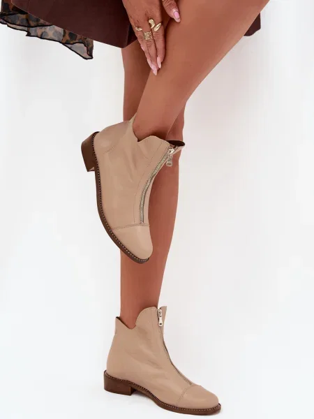 Pantofi cu toc Zazoo alb