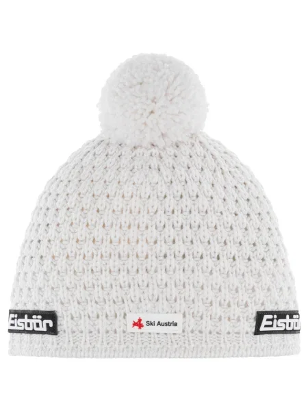 Căciulă Eisbär cu pompoane alb