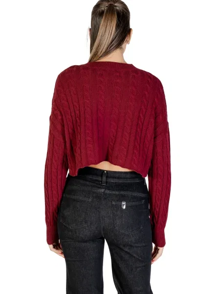 Bluza Only z krótkim rękawem czerwona