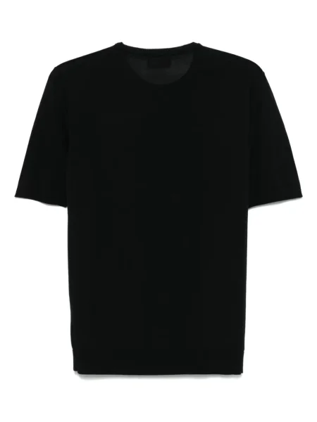 Tricou Roberto Collina tricotate negru