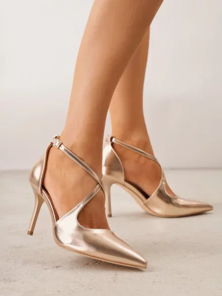 Pantofi stiletto Alethise șampaniei