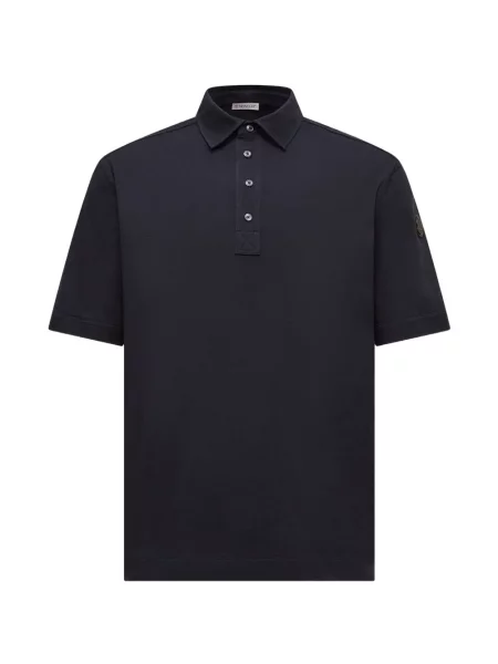Scurt tricou polo Moncler albastru