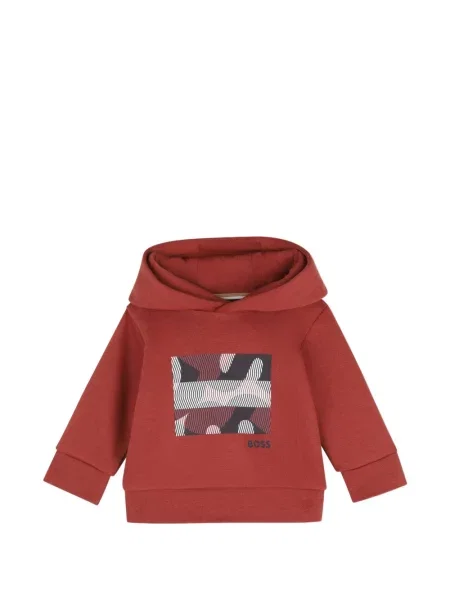 Bluza z kapturem dziecięca Bosswear czerwona