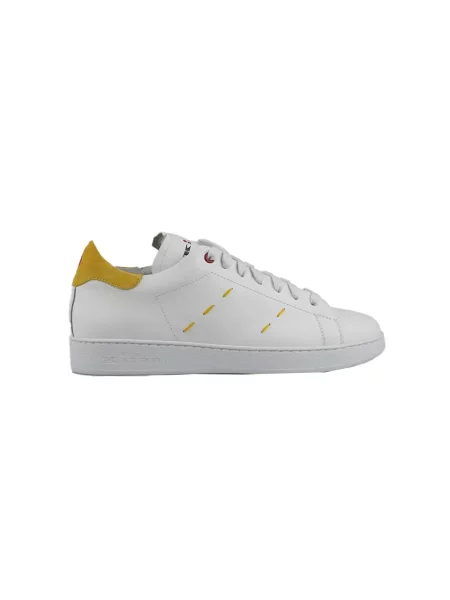 Sneakersy Kiton skórzane białe