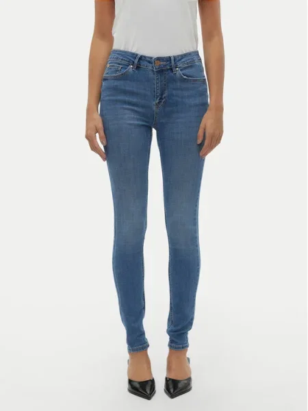 Vero Moda Blugi Flash Skinny Fit albastru