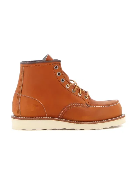 Botki Red Wing Shoes skórzane biznesowe czerwone