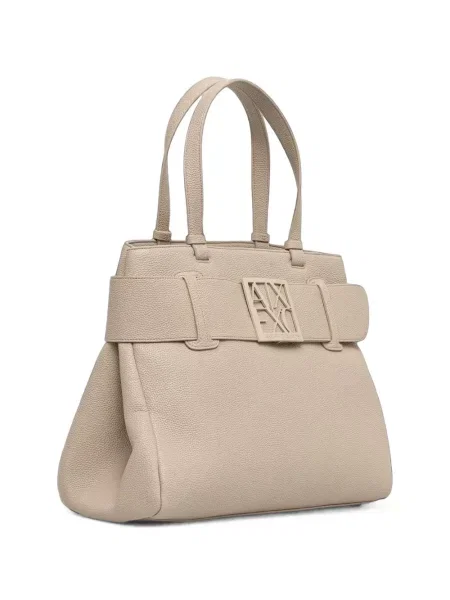 Geantă shopper Armani Exchange cu autograf
