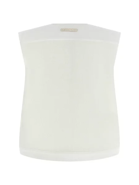 Kamizelka jeansowa Fabiana Filippi biała