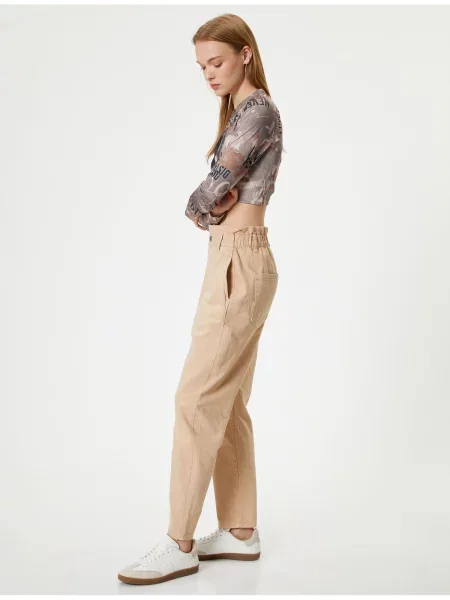 Панталон Koton с висока талия