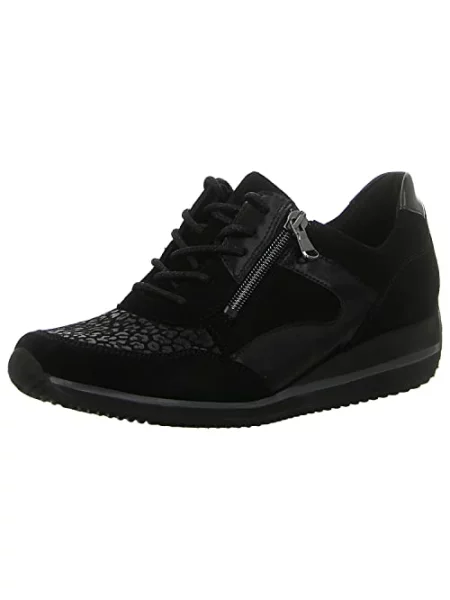 Sneakersy Waldläufer sznurowane czarne