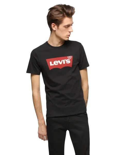 LEVI'S Tričko Graphic / červená čierna