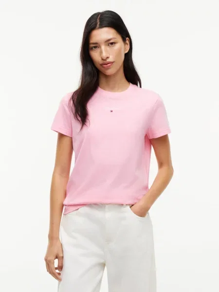 Tommy Jeans Koszulka Kobiety S różowy