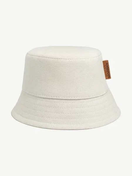 RUSLAN BAGINSKIY sapka Logo Patch Bucket Hat bézs