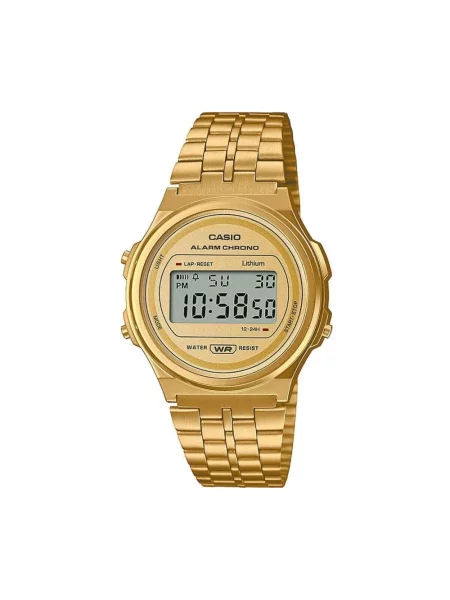 Zegarek Casio retro żółty