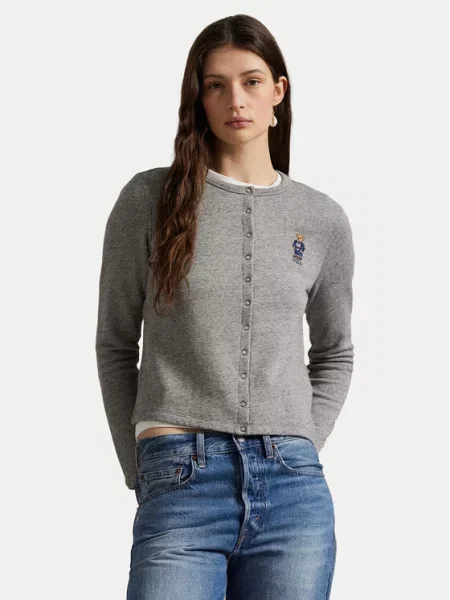 Polo Ralph Lauren kardigan lekki szary