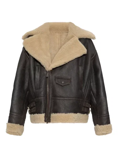 Geanta de piele Dsquared2 maro