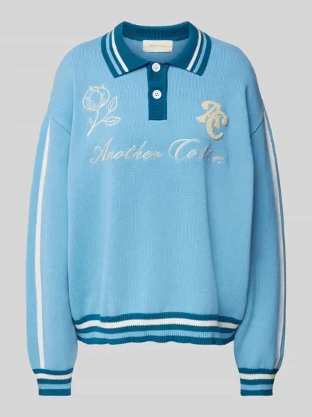 T-shirt z wyhaftowanym logo Another Cotton Lab czarna