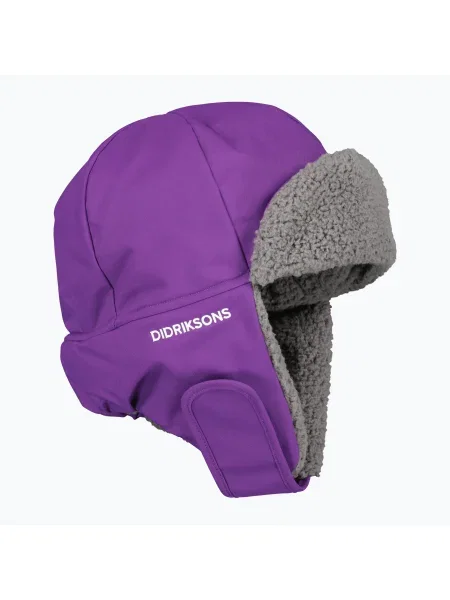 Gyerek sapka Didriksons Biggles royal purple. Méret: 56 lila