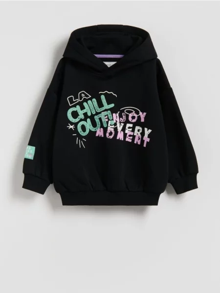 Reserved Hanorac din negru