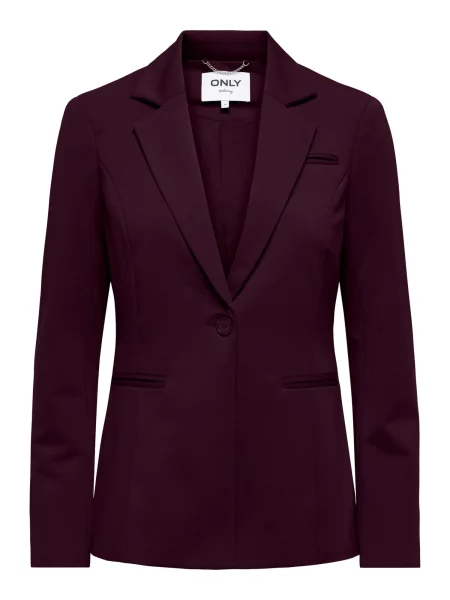 ONLY Sacou ONLPEACH bordeaux roșu