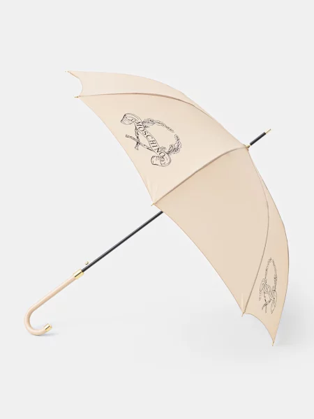 Moschino umbrela pentru femei bej