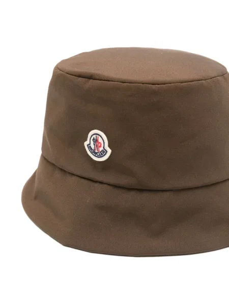 Pălărie Moncler reversibil maro