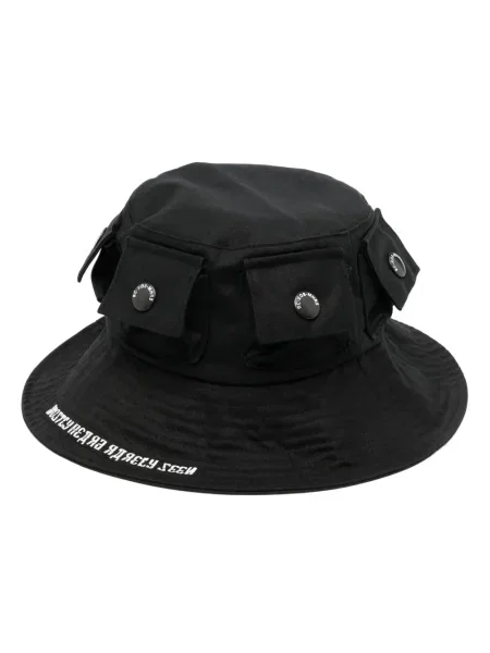 Pălărie Mostly Heard Rarely Seen cu broderie negru