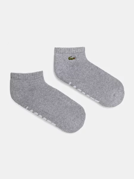 Чорапи Lacoste 2 чифта сиво