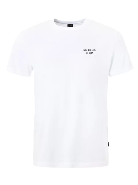 Kleinigkeit Tricou Shört Freu Dich' alb