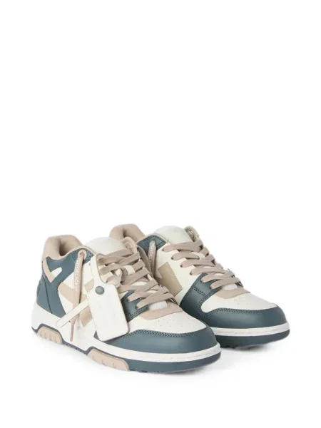 Sneakerși Off-white business alb