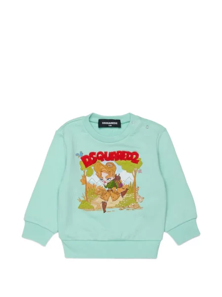 Bluza dziecięca Dsquared2 zielona