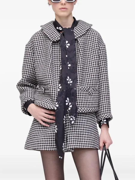 Geacă Marc Jacobs din tweed negru