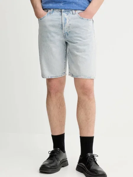Дънков къс панталон Levi's мъжки синьо