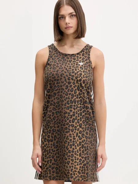 Adidas Originals rochie jeans maro