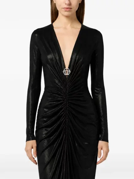 Lung rochie Philipp Plein negru