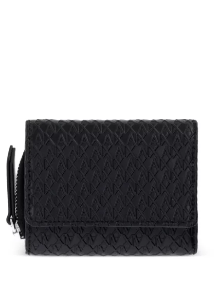 Pénztárca Armani Exchange autogrammal fekete