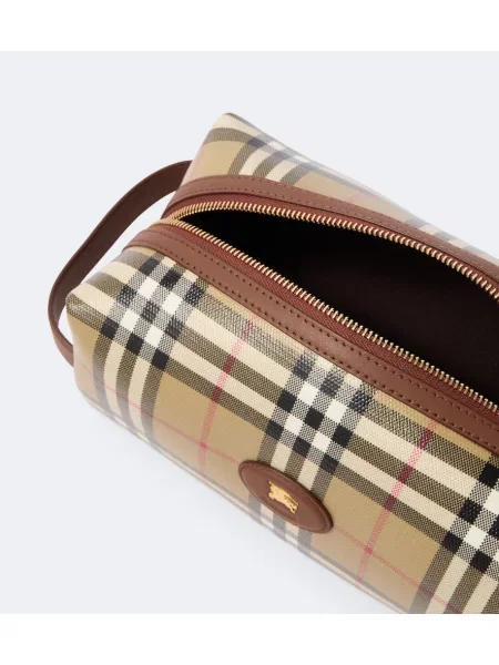 Pledinė drobė krepšys Burberry ruda