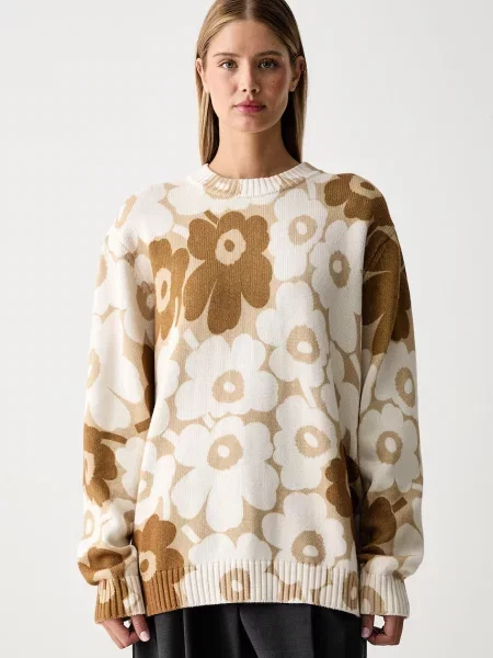 Marimekko pulover pentru femei din bej